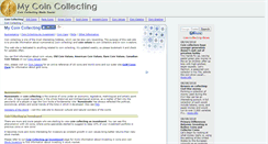 Desktop Screenshot of mycoincollecting.com