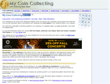 Tablet Screenshot of mycoincollecting.com